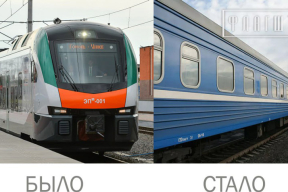 На БелЖД поезда европейских производителей заменяется техникой советских времен
